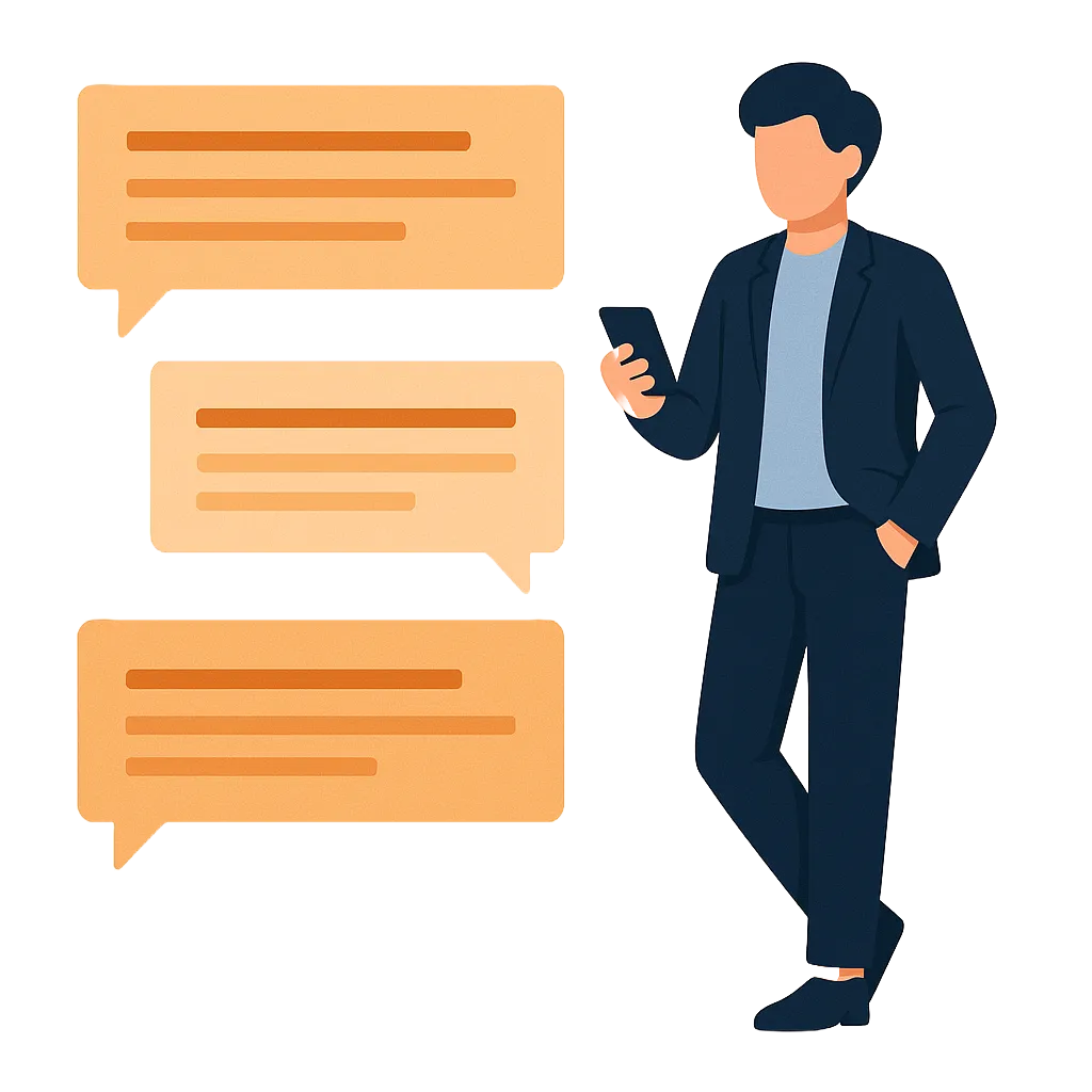 お問い合わせイラスト